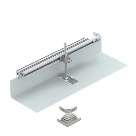 Juego de piezas para bifurcación angular hacia la derecha, altura 40-150 mm 300